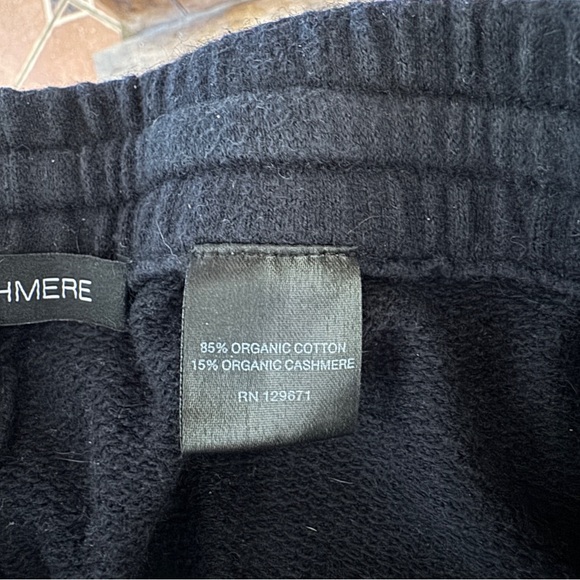 Naked cashmere Charlie Cotton/Cashmere jogger sweat pants black size S - Picture 5 of 6